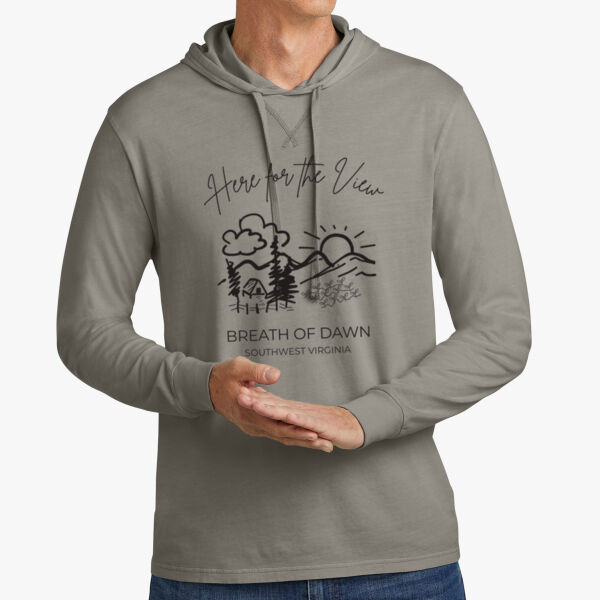 Allmade Unisex Mineral Dye Organic Cotton Hoodie Tee Thumbnail